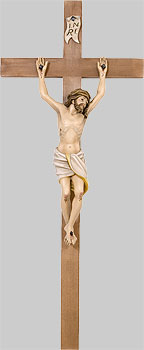 Christus fr Kreuzigungsgruppe mit Balken